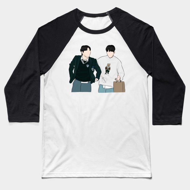 Twinkling Watermelon Korean Drama Baseball T-Shirt by ArtRaft Pro